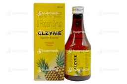 ALZYME PLUS PINEAPPLE FLAVOUR SYRUP 200ML